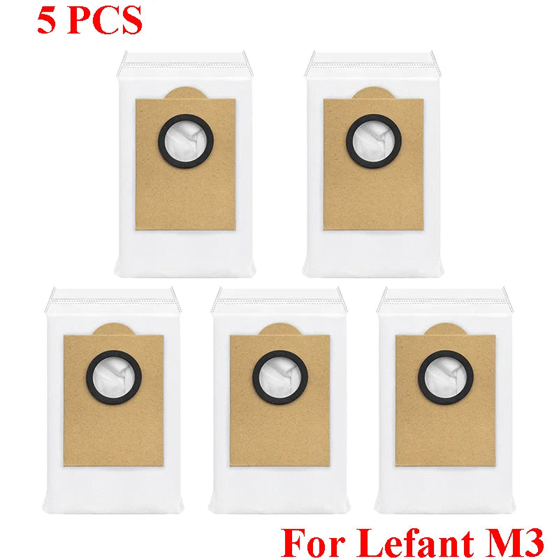 Accessories For ( Lefant M3 / M3 MAX / M3L ) HEPA Filters Robot Vacuum Cleaner Main Side Brush Mop Cloth Pads Dust Bags
