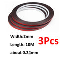2mm Curved Phone Display Screen Frame Adhesive Tape for Samsung Huawei Xiaomi Strong Double-Sided Foam Tape Back Housing Repair