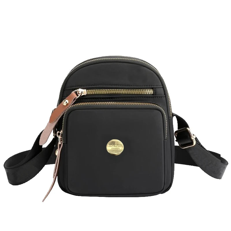 Neutral style compact mini bags for men and women, designed for travel and outings, featuring a simple single-shoulder design.