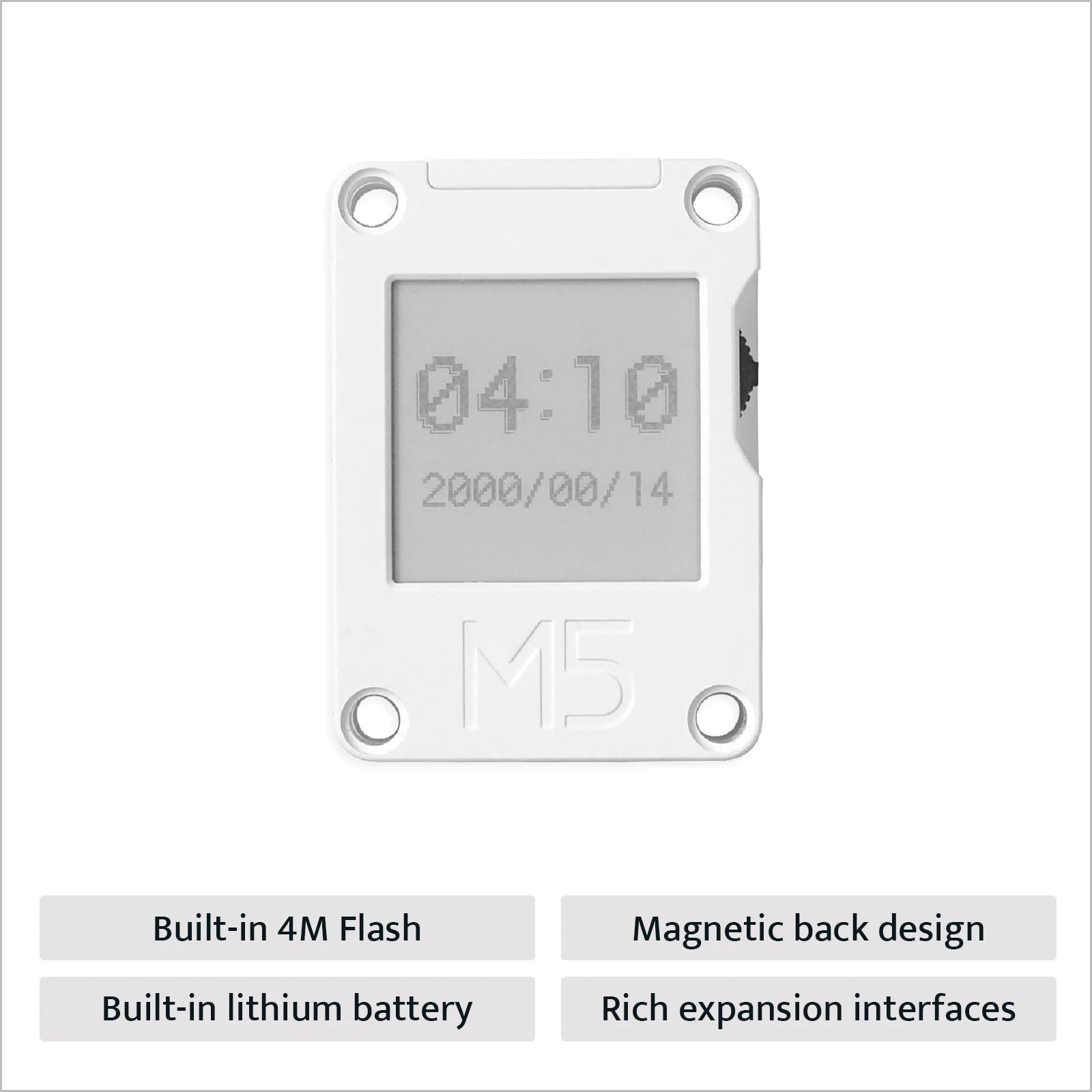 M5Stack Official M5Stack ESP32 Core Ink Development Kit(1.54'' Elnk Display)