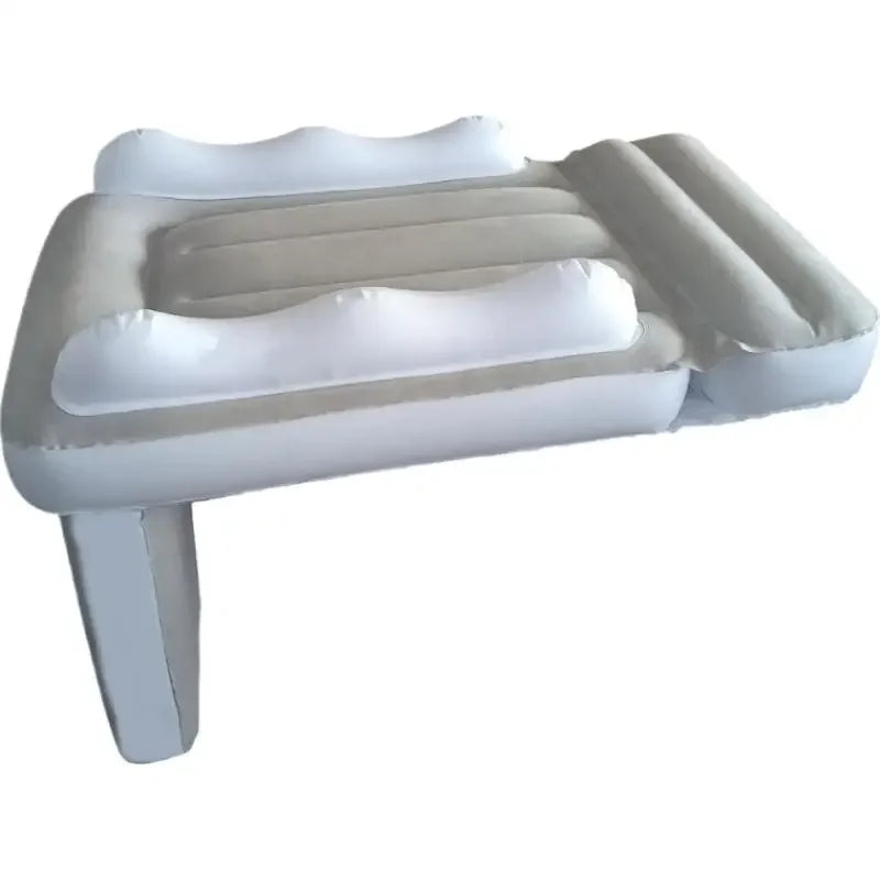 Portable Toddler Airplane Bed Foldable Airplane Mattress Portable Air Bed Seat Extender Sleeping Mattress For Road Car Trav Q3R1
