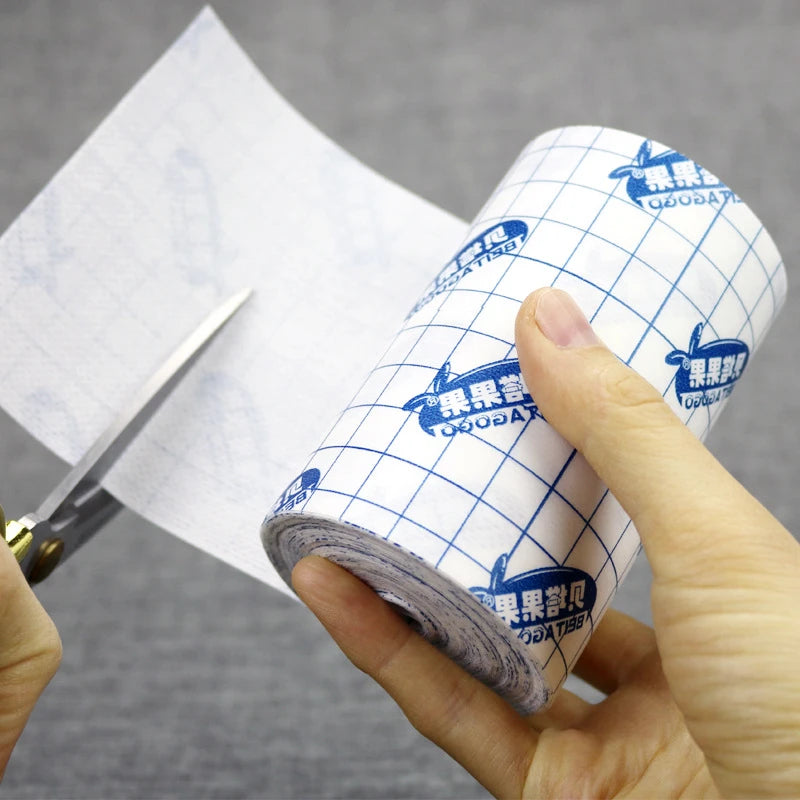 1pc Non-woven Fabric Film Waterproof Transparent Tape Adhesive Plaster Anti-allergic Wound Dressing Fixation Tape
