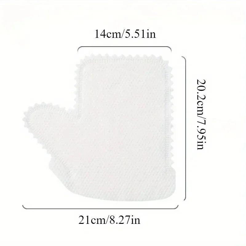 50Pcs Lazy rag gloves cleaning non-woven anti-static keyboard cleaning rag non-disposable housework dust removal gloves