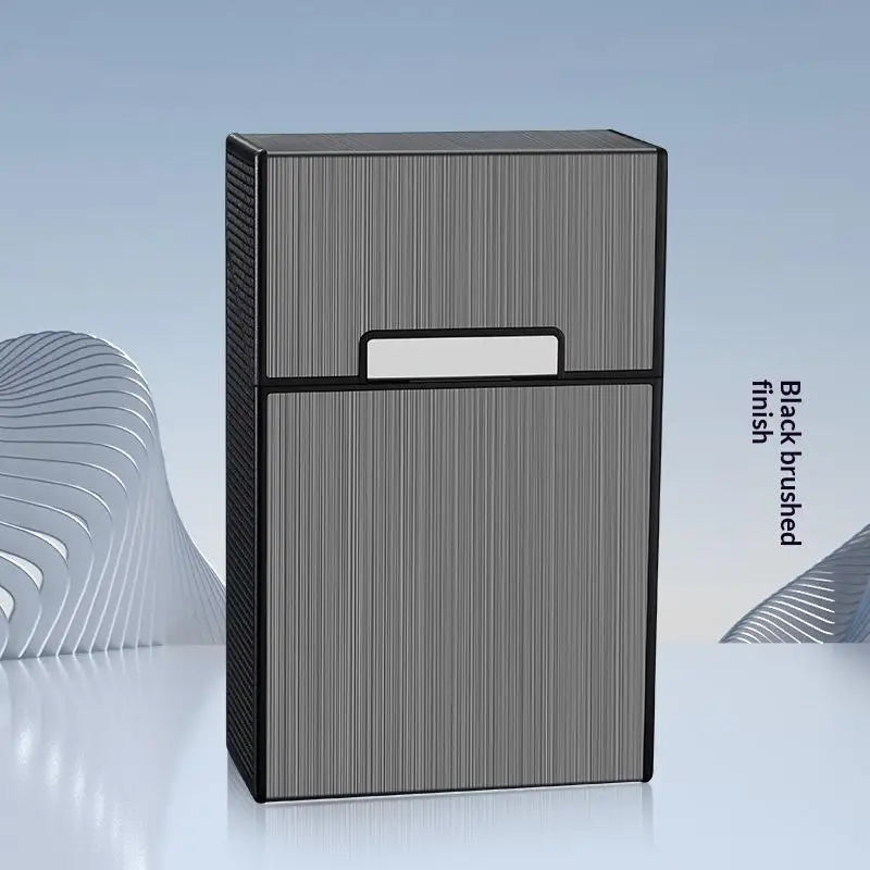 daily1PC Metal Cigarette Case 20 Cigarette Capacity Crush Proof For Daily Commute Outdoor Use Portable cigarette box