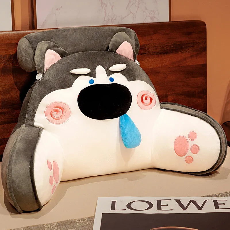 Bedhead Backrest Pillow Sofa Cushion Dormitory Reading Pillow Pregnant Woman Waist Protection Cartoon Pattern Chair Cushion