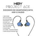 HiBy Project Ace Mg-Alloy Be-plated Dynamic Driver HIFI Earphone In-ear Earphone IEM 0.78mm Wired Earbuds with 3.5/4.4mm Plug