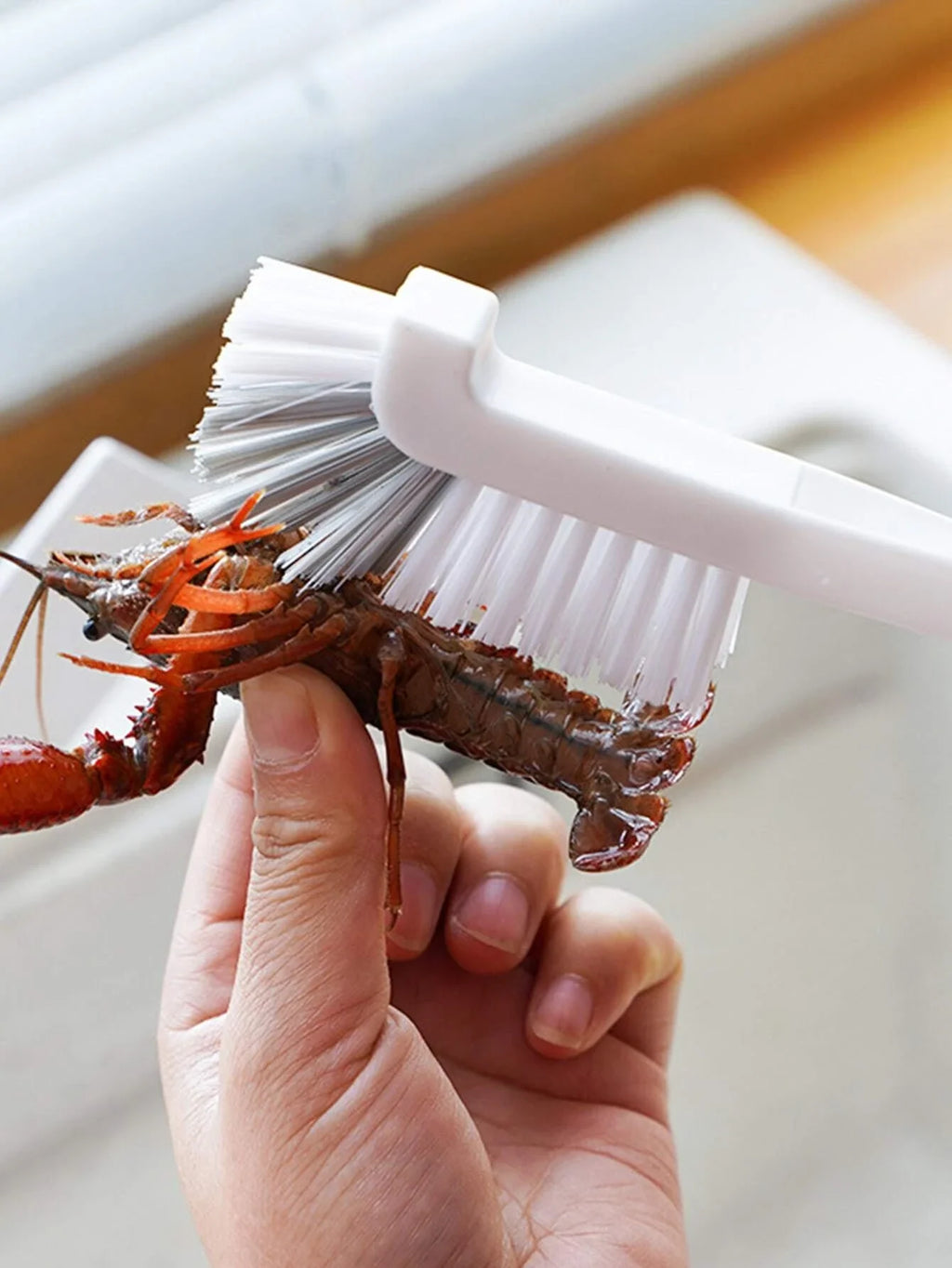 1/3Pcs Kitchen Scrub Brush Long Handle Cleaning Brush Stiff Bristle Brush for Clean Dish Sink Window Track Corner Crevice