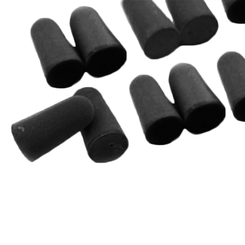 10Pairs=20Pcs Soft Orange Foam Ear Plugs Tapered Travel Sleep Noise Prevention Earplugs Noise Reduction For Travel Sleeping