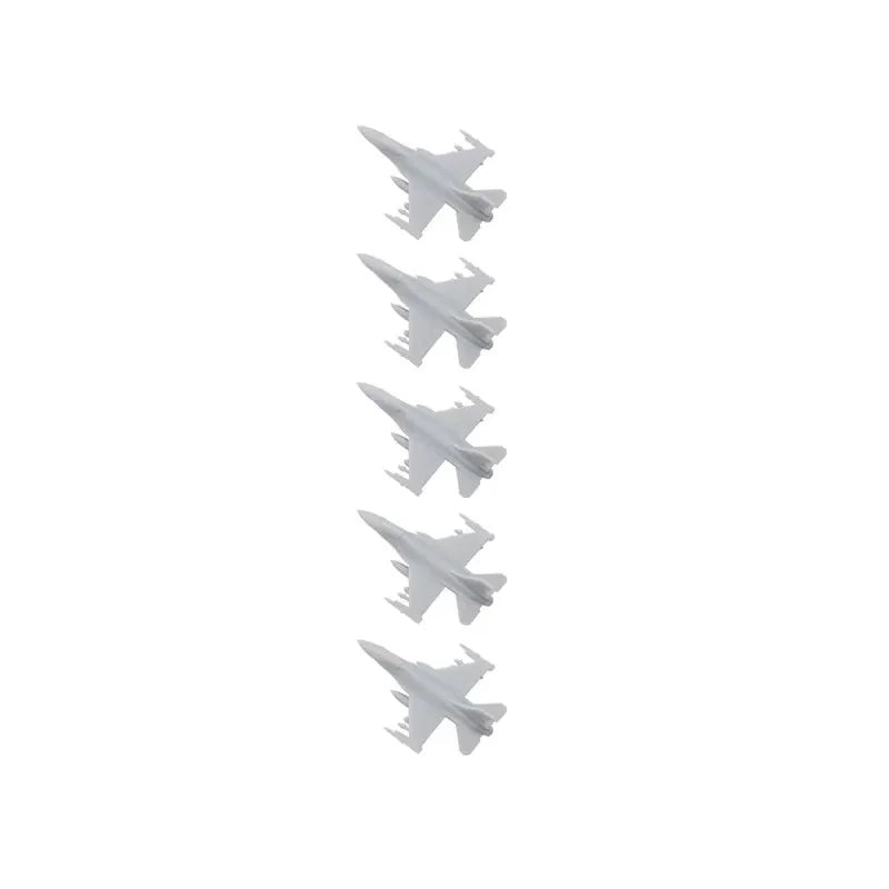 5PCS F-16C Fighting Falcon Resin Fighter Aircraft Battle-plane 1/2000 1/700 1/350 Length 6mm 21mm 42mm Mini Aeroplane Model