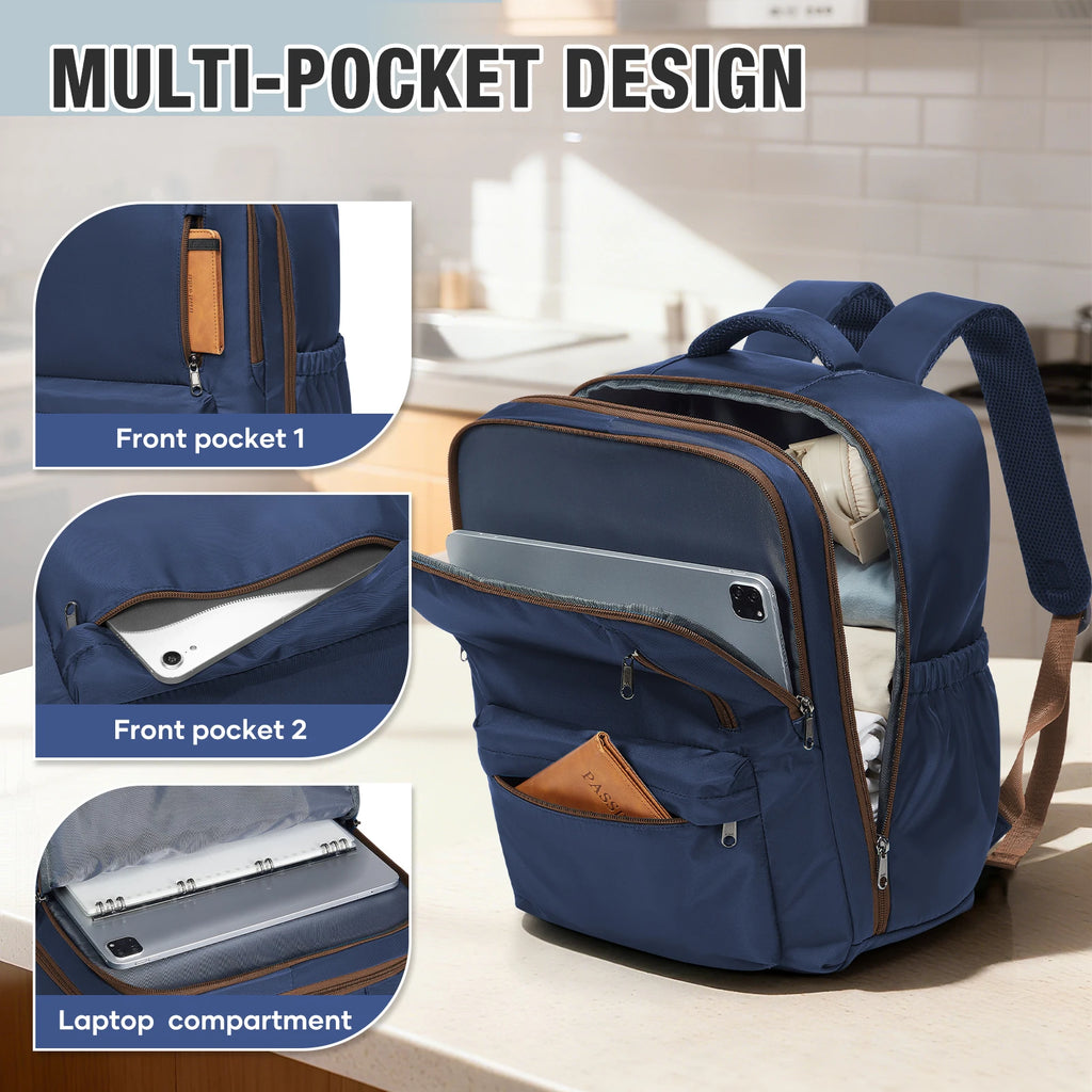 Travel Backpack Cabin Bag, Ryanair Backpack 40x30x20 Carry-Ons, Men Women 15.6 inch Laptop Backpack, Casual Trekking Backpack