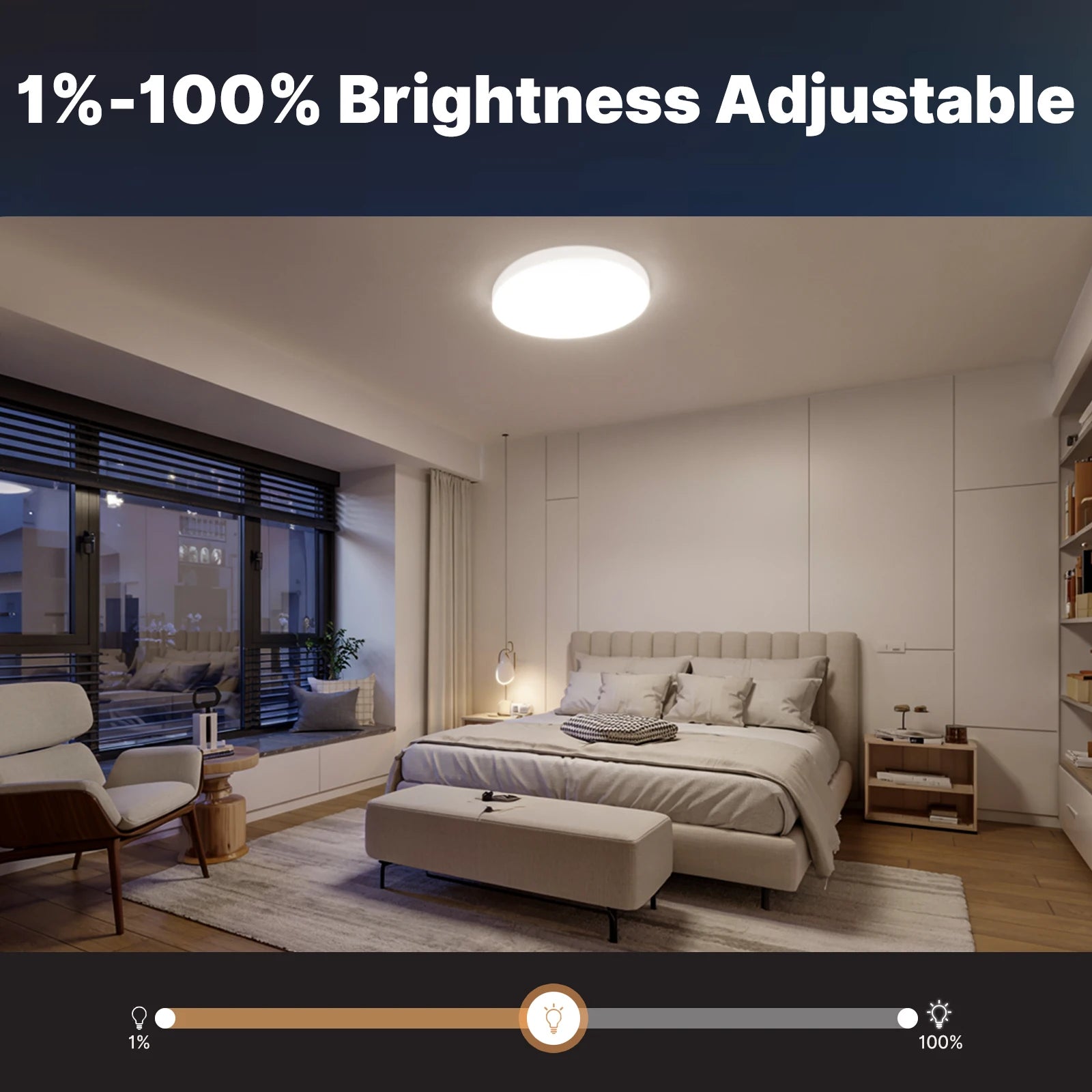 MOES Tuya Zigbee Smart Ceiling LED Light Ambient Lamp Color Temp Tunable RGB Dimming App Voice Control WorkWith Alexa GoogleHome