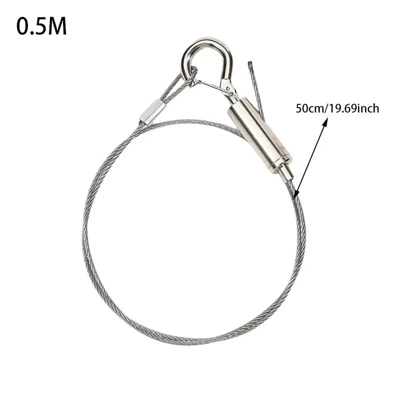 0.5-1.5m Travel Laundry Rope Portable Clothesline Cord Indoor Outdoor Camping Travel Courtyard Multipurpose Adjustable Lanyards