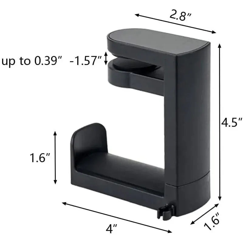 360° Rotating Headphone Stand Desktop Headset Holder PC Gaming Headset Desk Hanger Hook For Earphones Storage Hangin Organizer