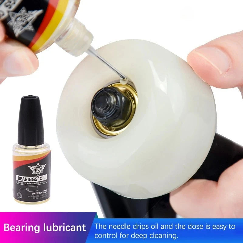 Skateboard Bearings Lubricant Repair Oil 20ml Lubricant Bearing Lubricating Oil for Roller Skate Drift Board Longboard