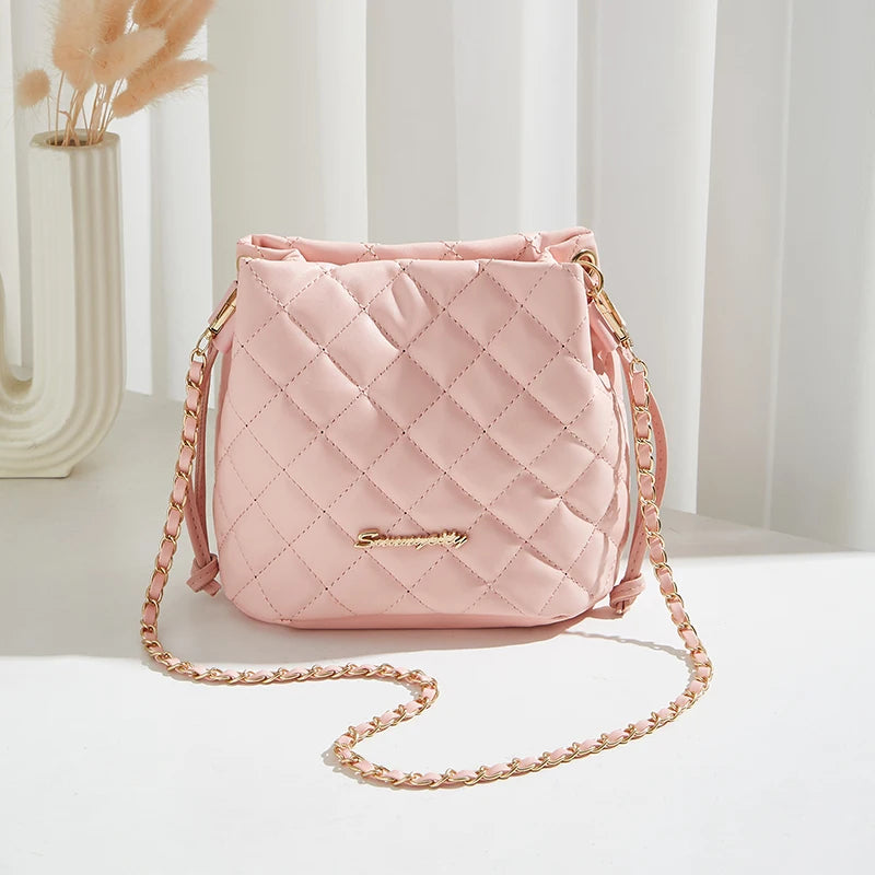 Ladies Large-Capacity Multi-Functional PU Leather Crossbody Bag Durable Commuting Single-Shoulder Handbag