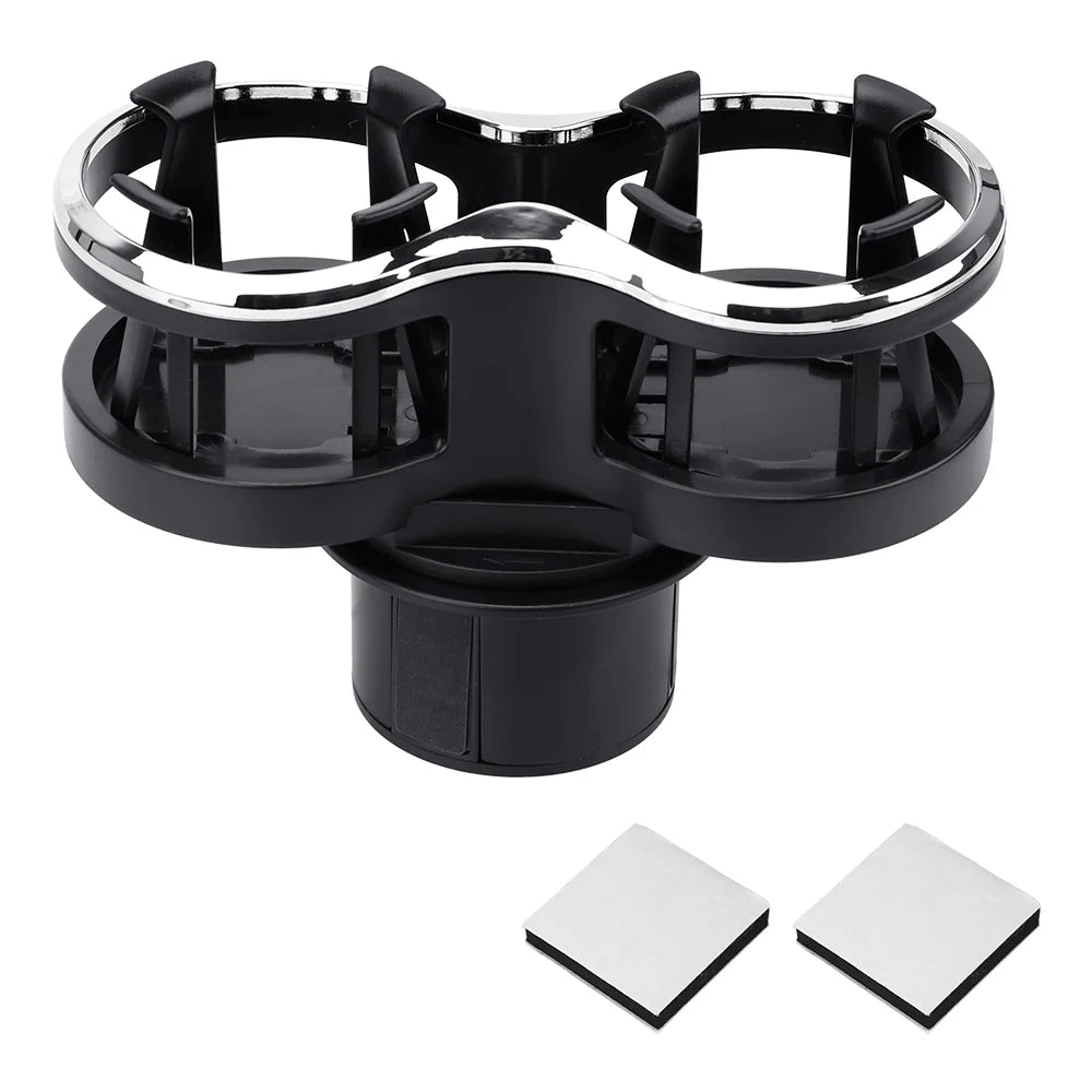 Tea Cup Stand Bracket Glasses Phone Organizer Car Mounted Glass Rack Car-styling Dual Drinking Bottle Holder Car Cup Holder