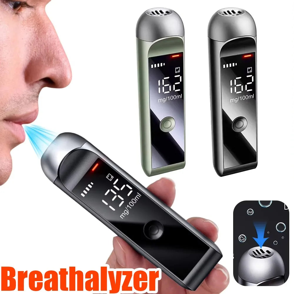 Automatic Breathalyzer Professional Breathalyzer Rechargeable Alcohol Concentrator Tool Suitable Personal And Professional Use