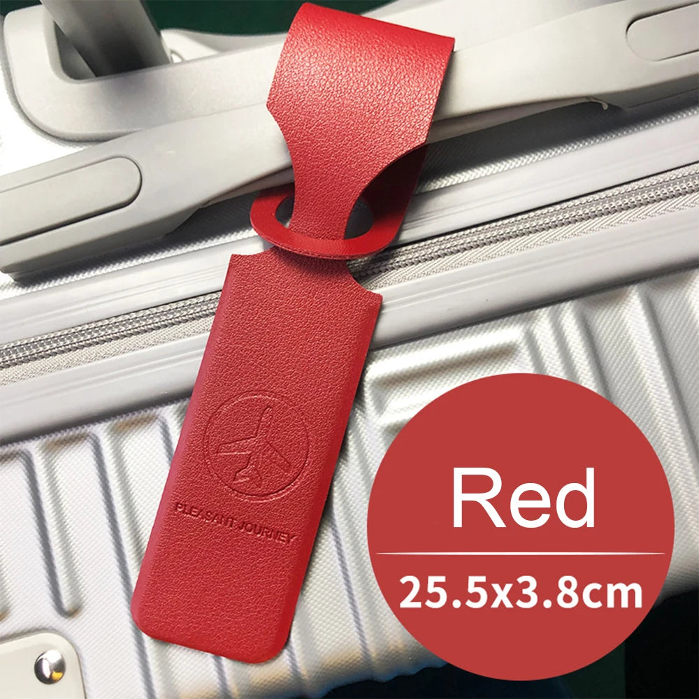 Customn Letters Luggage Tag Fashion Small Address Airplane Suitcase Identifier Tag DIY Logo Personalize Gift Travel Accessories