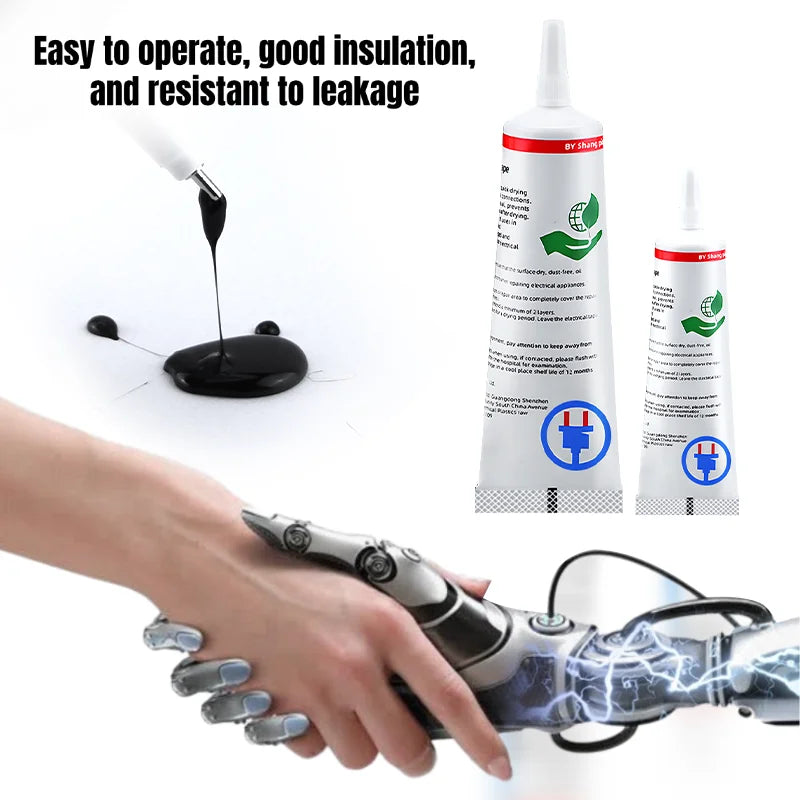 Waterproof Liquid Electrical Tape Flexible Wire Repair Sealant Insulation Adhesive for Cable DIY Craft Waterproof Coating