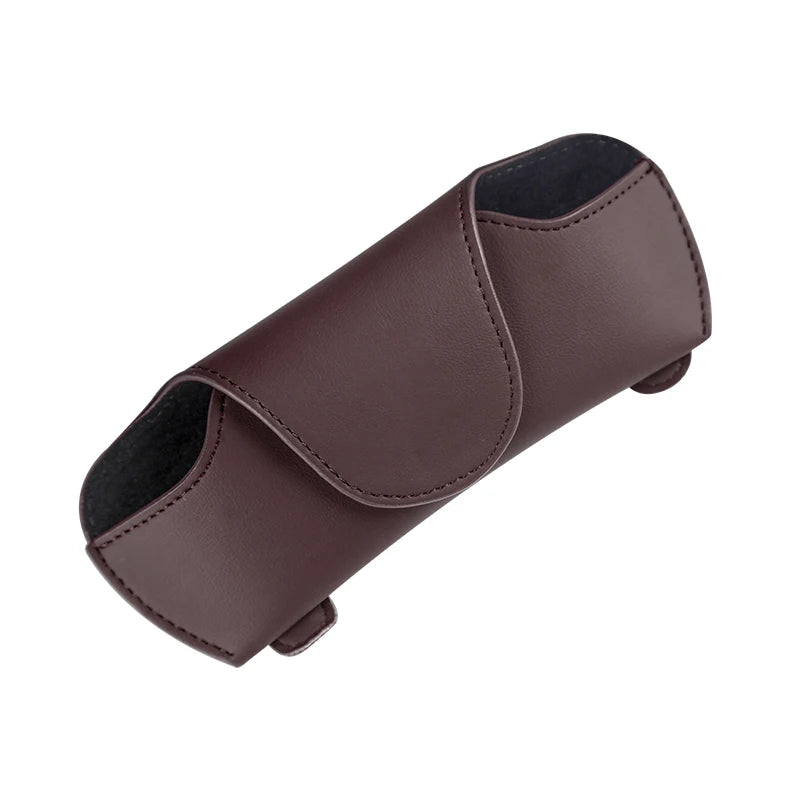 For Porsche Macan Cayenne Panamera Cayman Boxster 911 Taycan Car Sunglasses Clip Glasses Box Auto Interior Accessories