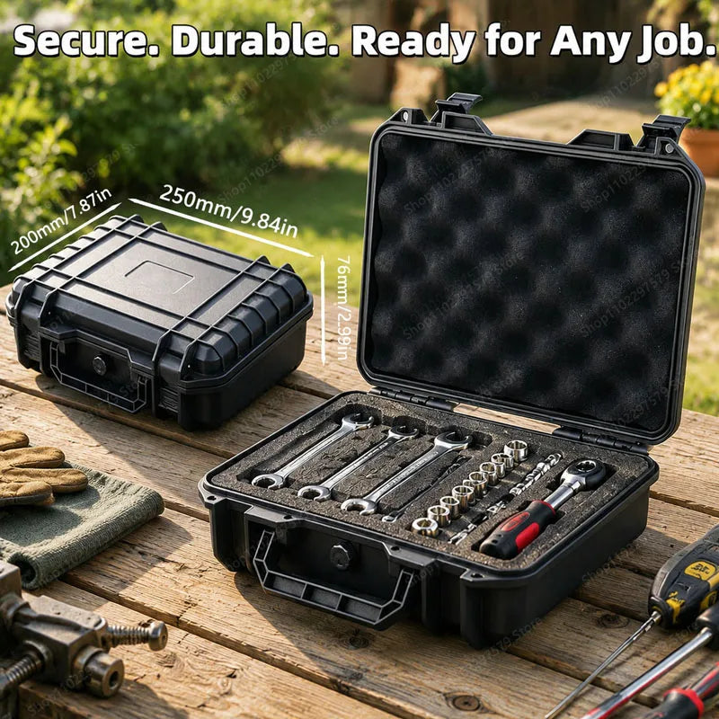 Waterproof Safety Protection Box Lnstrument And Equipment Storage Box Shockproof Plastic Portable Moisture-Proof Sealed Box.