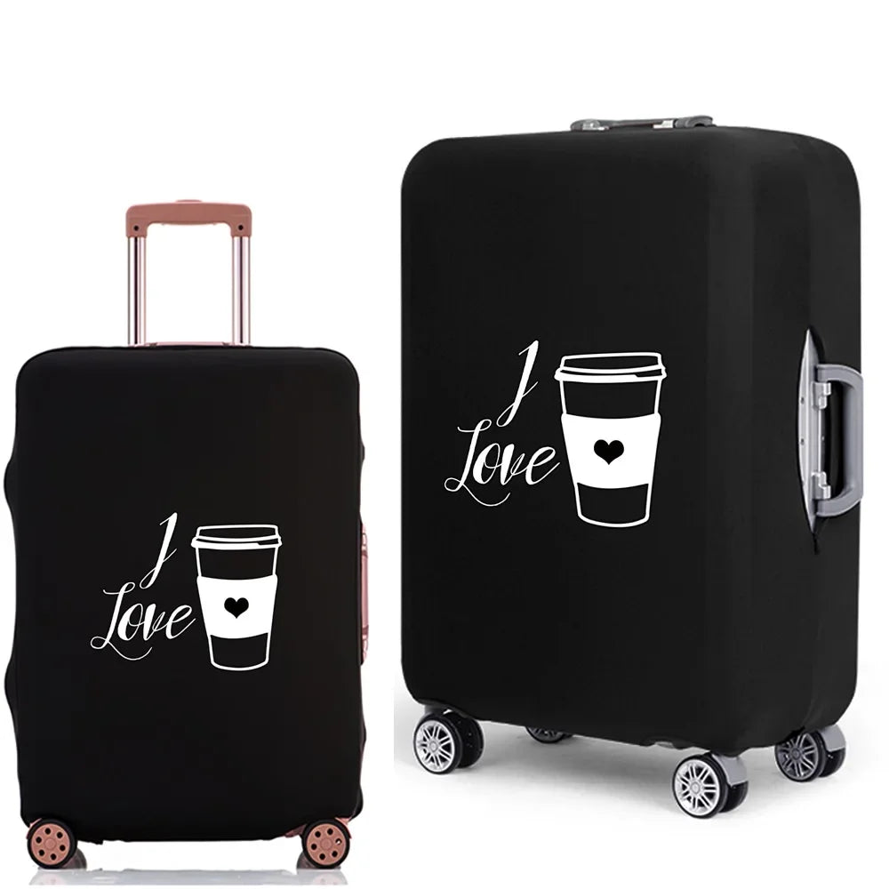 Thicker Travel Luggage Protective Cover Print Portable Suitcase Cover Elastic Dust Cases for 18-28 Inch Travel Accessories