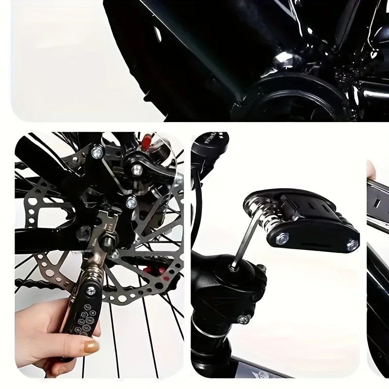 16 in 1 Mountain Bike Portable Socket Multipurpose Wrench Bicycle Multi Tool Screwdriver Motorcycle Bicycle Repair Tools