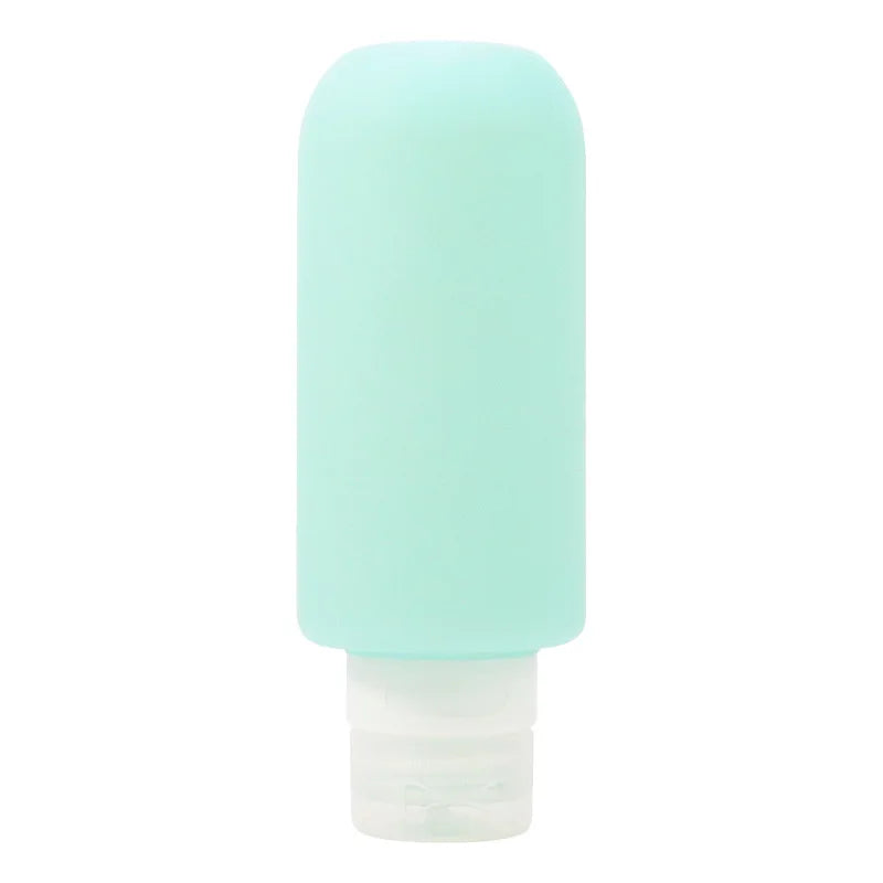 38/60/100ml Portable Refillable Travel Essential Silicone Toiletries Bottle for Shampoo Moisturizer Shower Gel Lotion Face Wash