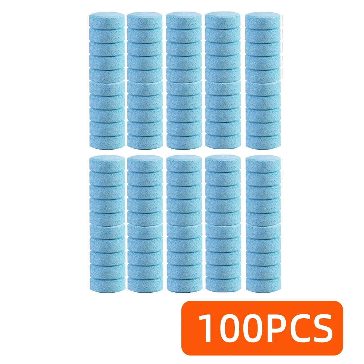 10/20/30/50/100PCS Car Cleaning Effervescent Sheet Suitable For Car Kitchen Windows Windshield Washer Concentrate Sheet