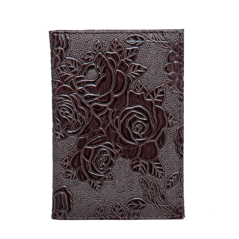 Fashion Flowers Passport Cover Women Travel Wallet Case for Passports Cute Passport Proctector Ladies Gift