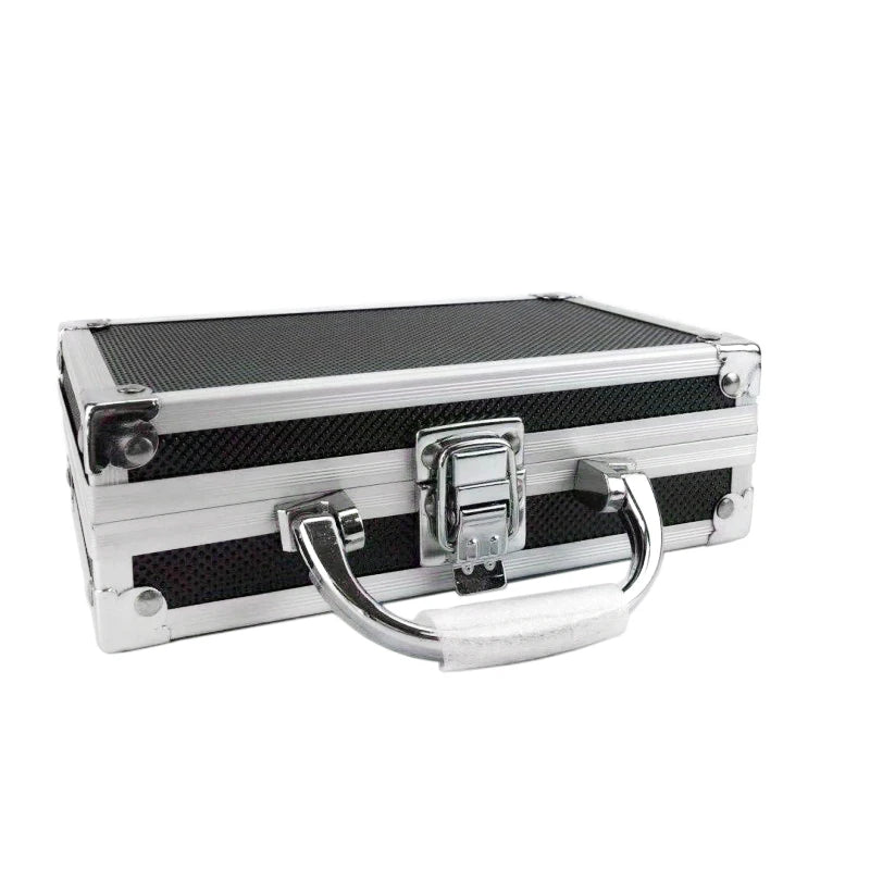 18x11x5.8cm Aluminum Alloy Tool Box Small Equipment Precision Parts Storage Box Jewelry Storage and Display Box