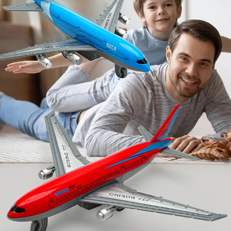 1/2PCS Collectible Alloy B777 A380 Plane For Boys Kids Gift Simulation Metal Aircraft 1:400 Aluminium Airliner Model Toys