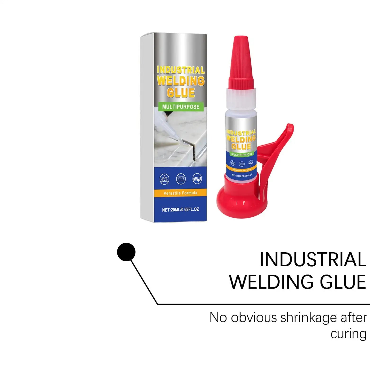 Fast Curing Waterproof Liquid Glue 20ml Multi Material Repair Adhesive Strong Bond for Cork Wood Particleboard Crafts Workshop