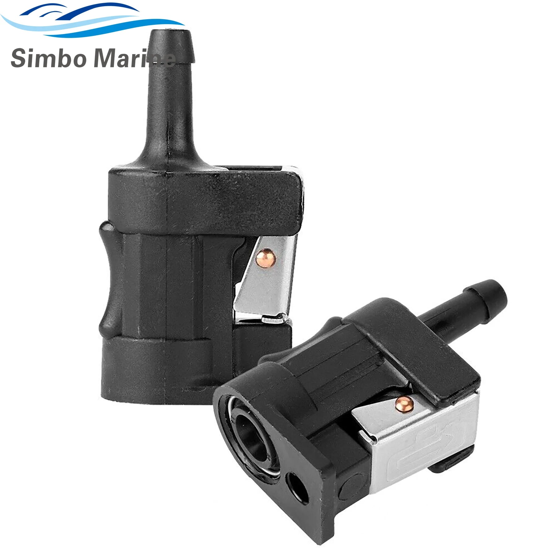 6mm Fuel Line Connector Pipe Joint for Yamaha Boat Outboard Engine Fuel Tank Hose Pipe Replaces 6Y1-24305-06 6G1-24304-02