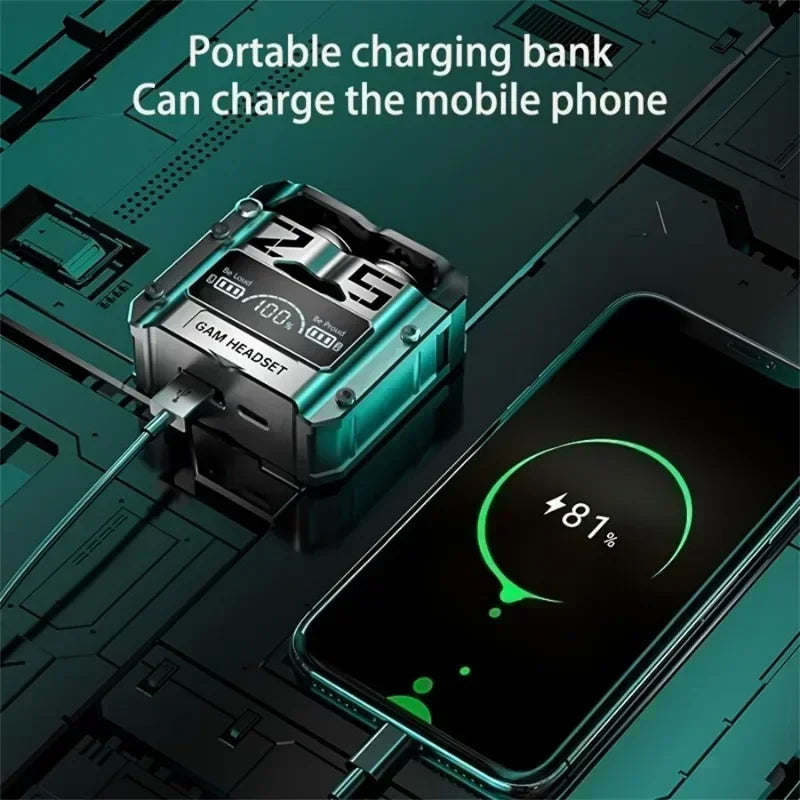 TWS Wireless Headphones Earphones Bluetooth Touch Control Noise Reduction Stereo Earbuds Headsets for all smartphones