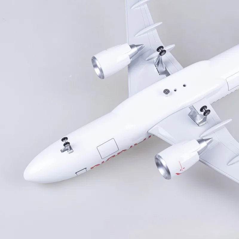47cm Air Arabia A320 Airplane Model 1/80 Scale Resin Diecast Airplane Model  With Stand For Display Collection or Toy Plane Gift