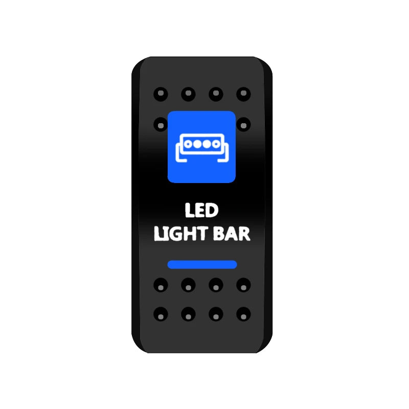 BANDC Rocker Switch Cover (No Switch) Anchor Bilge Pump Labels Cap for Car RV Marine Dash Panel Boat Accessories Carling Switch