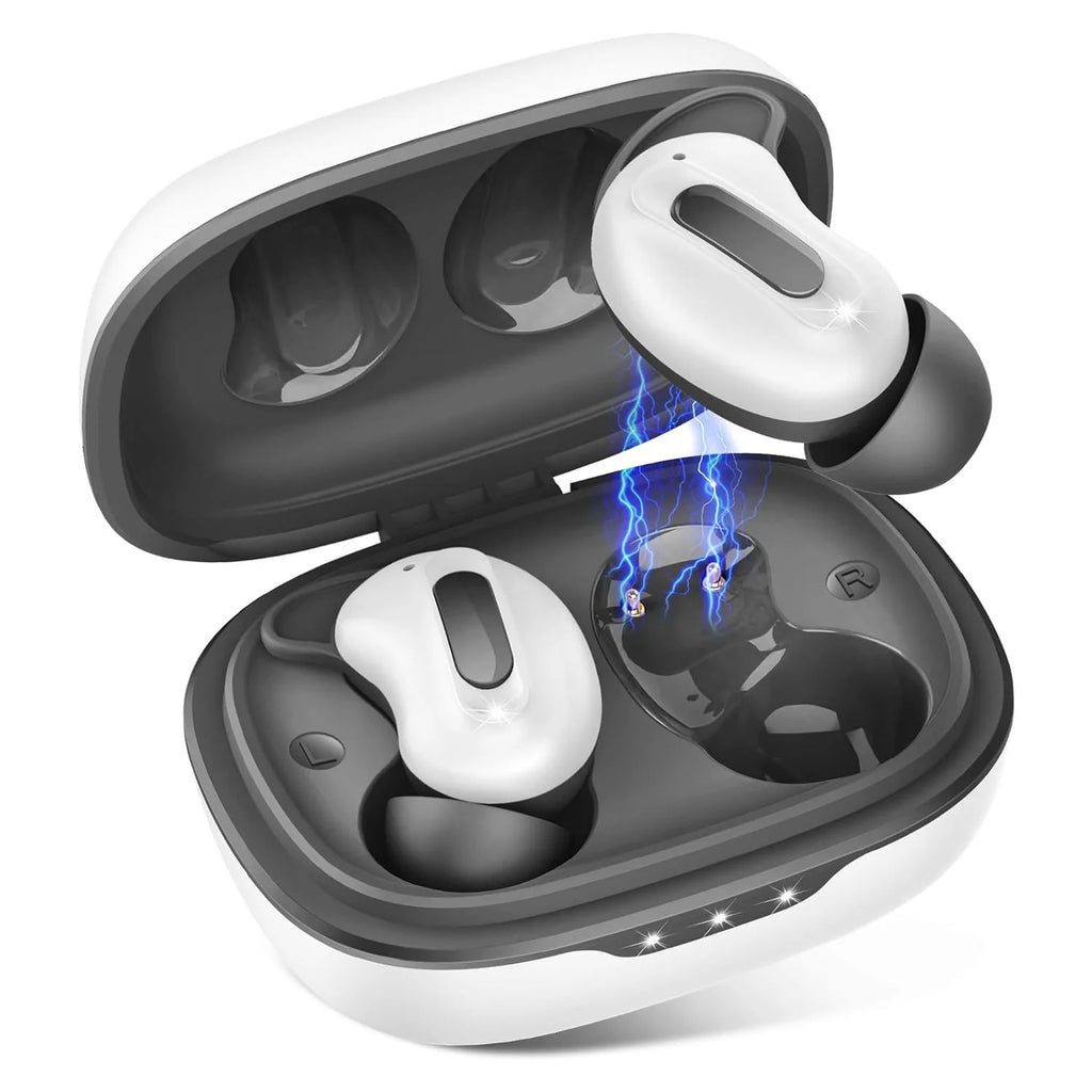 D20 Mini Sleep Earbuds for Side Sleepers | ANC Bluetooth 5.4 48H Battery IP7 Waterproof Hi-Fi Bass ENC Mic.