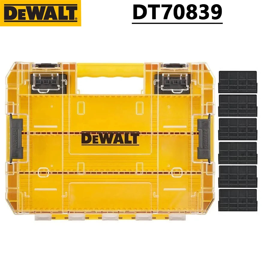 DEWALT 1PCS Large Tough Case Tool Case Tool Box Parts Storage Box Power Tool Accessories NO.N542474/DT70839