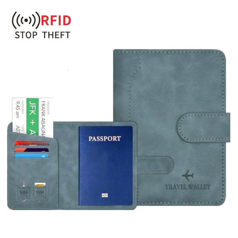 Passport Holder for Travel Essentials, Passport Wallet Cover Case for Travel Must Haves Accessories for Women and Men