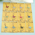 12-Piece Fashionable Cartoon Butterfly Keychain Set, Comes with a "Positive Butterfly" Greeting Card, the Charm of Animals and Flowers - Unique Creative Design, Compact and Lightweight, Ideal Gift for Family and Friends, Incl