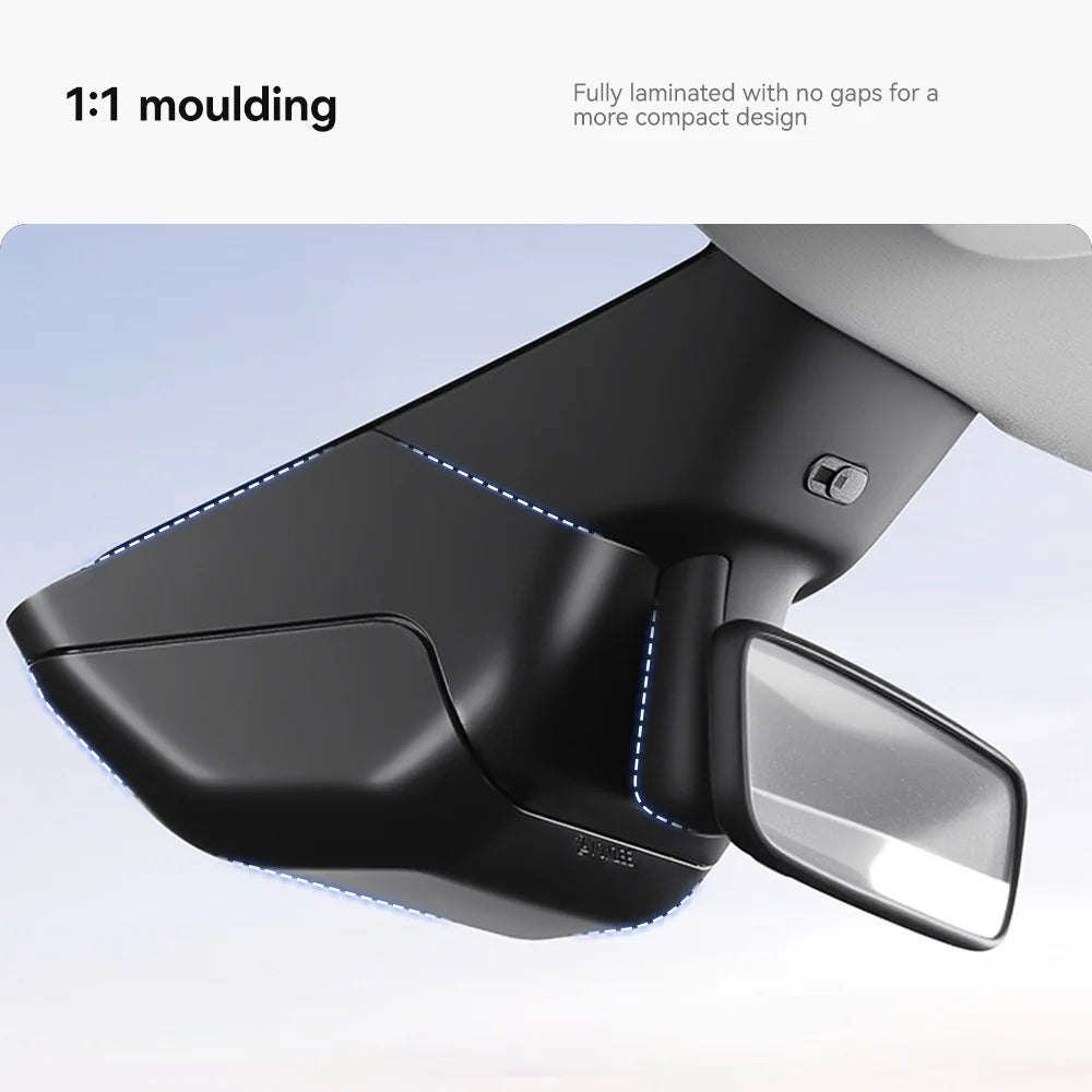 YZ for Tesla Model Y Juniper 2025 Car Sunglasses Box Car Glasses Frame Anti-scratch ABS Rearview Mirror Glasses Box Accessories