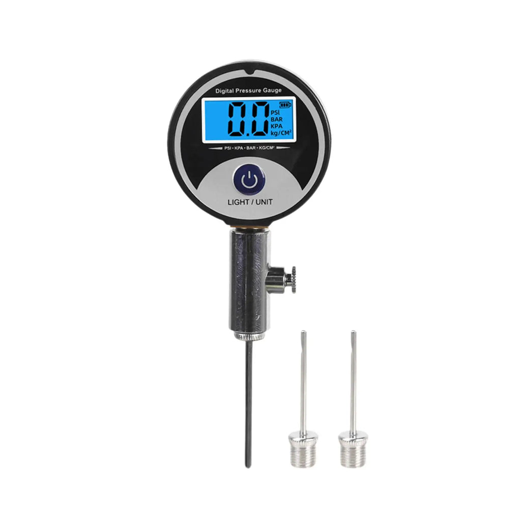 Portable Ball Pressure Gauge Digital Display Precision Air Pressure Checker for Soccer Rugby Basketball Football Volleyball