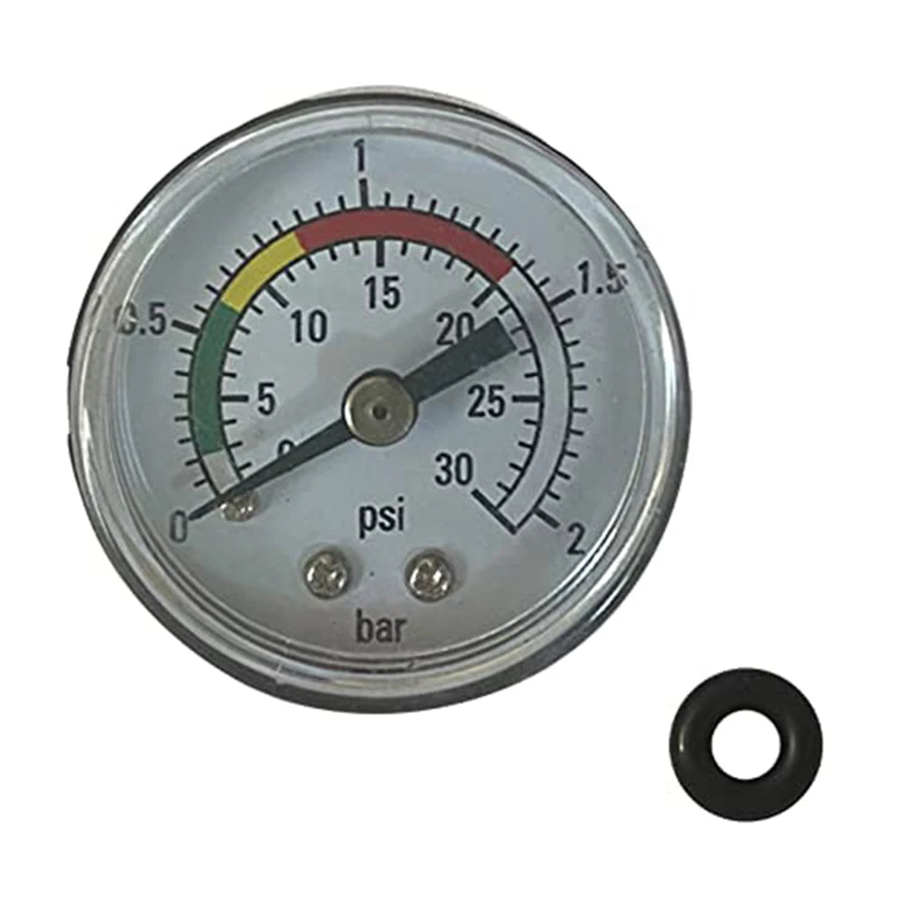 Pressure Gauge With O-Ring Dual Scale Gauge For Intex 11224 14 And 16 Inch Sand Filter Pumps Digital Display Gauge