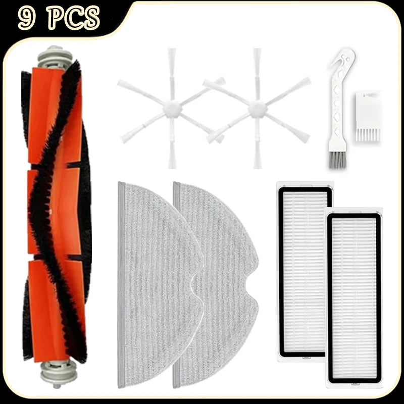 For Xiaomi Mop 2/1C/STYTJ03ZHM Robot Vacuum Accessories Main Brush HEPA Filters Side Brush Mop Cloth Replacement Parts