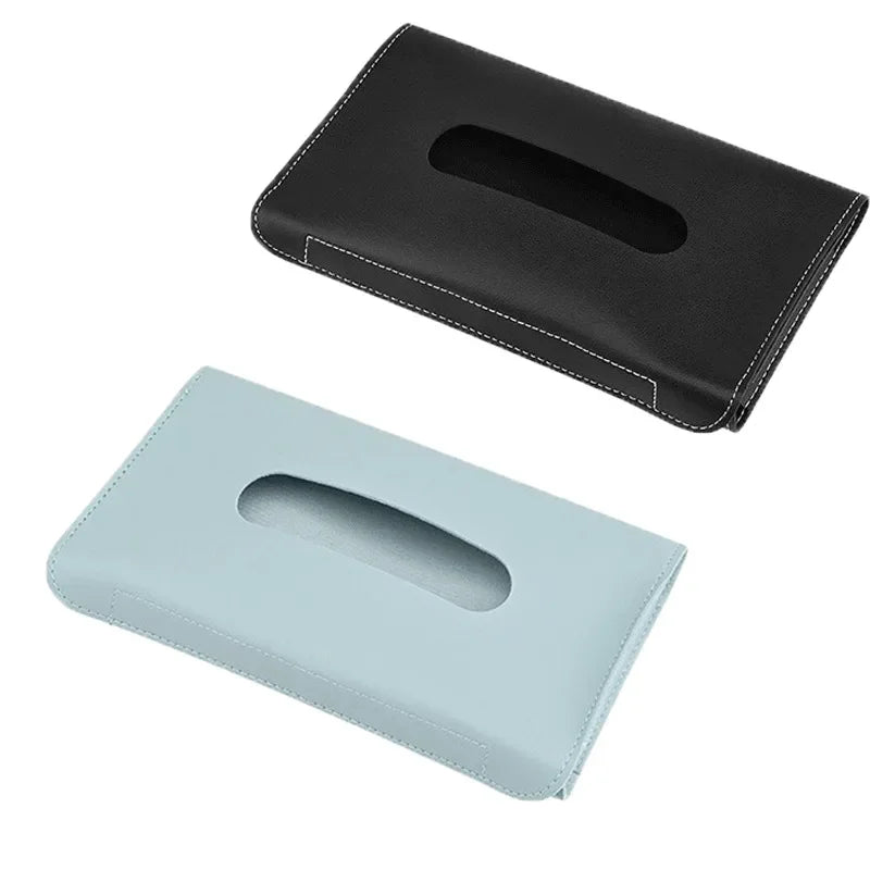 1/2/4Pcs Car Tissue Box Towel Sets Car Sun Visor Tissue Box Holder Auto Interior Storage Decoration for BMW Car Accessories