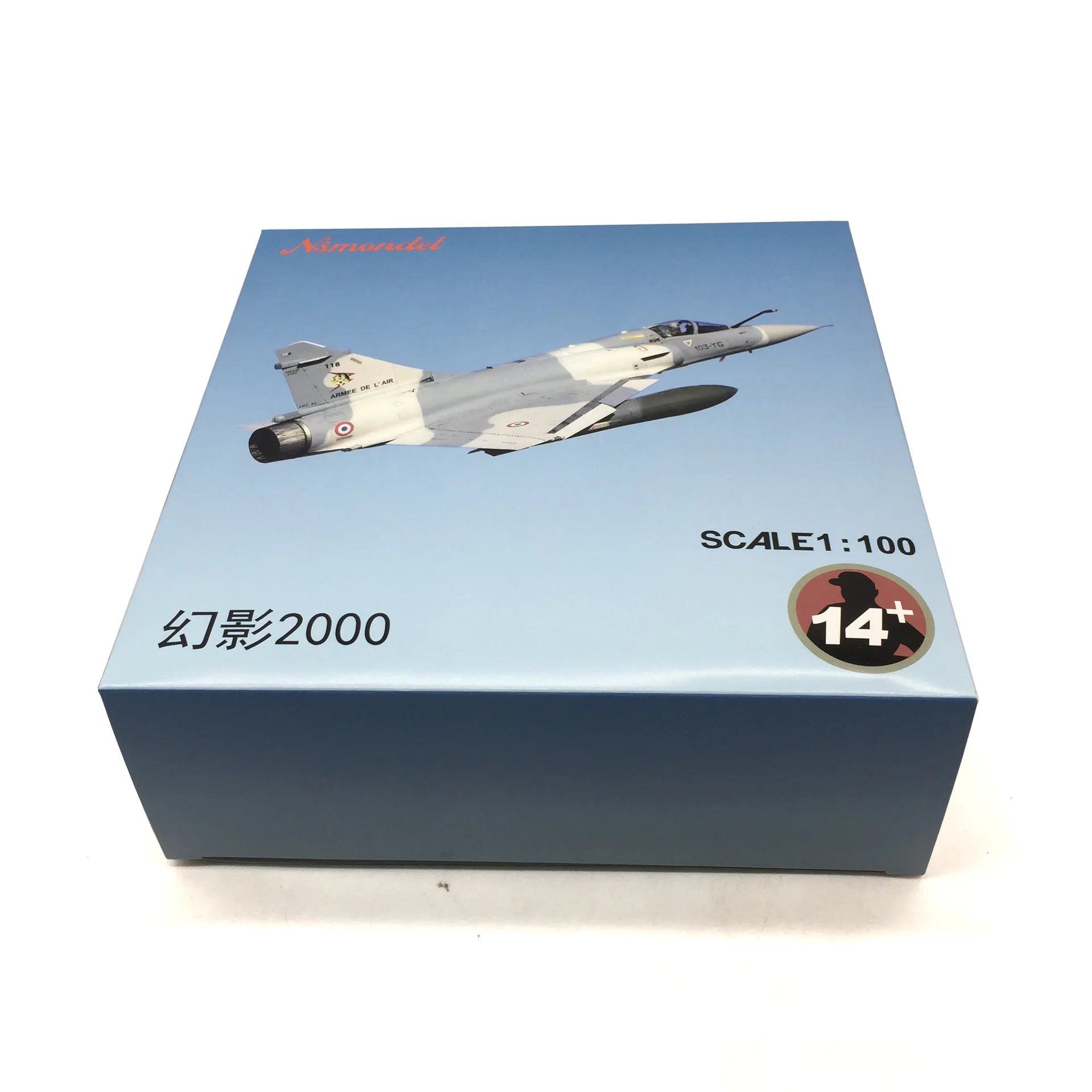 1:100 Scale Mirage 2000 France Fighter Model & Display Stand Collection Gift 2000 Alloy Model Plane Mini Decorative Home