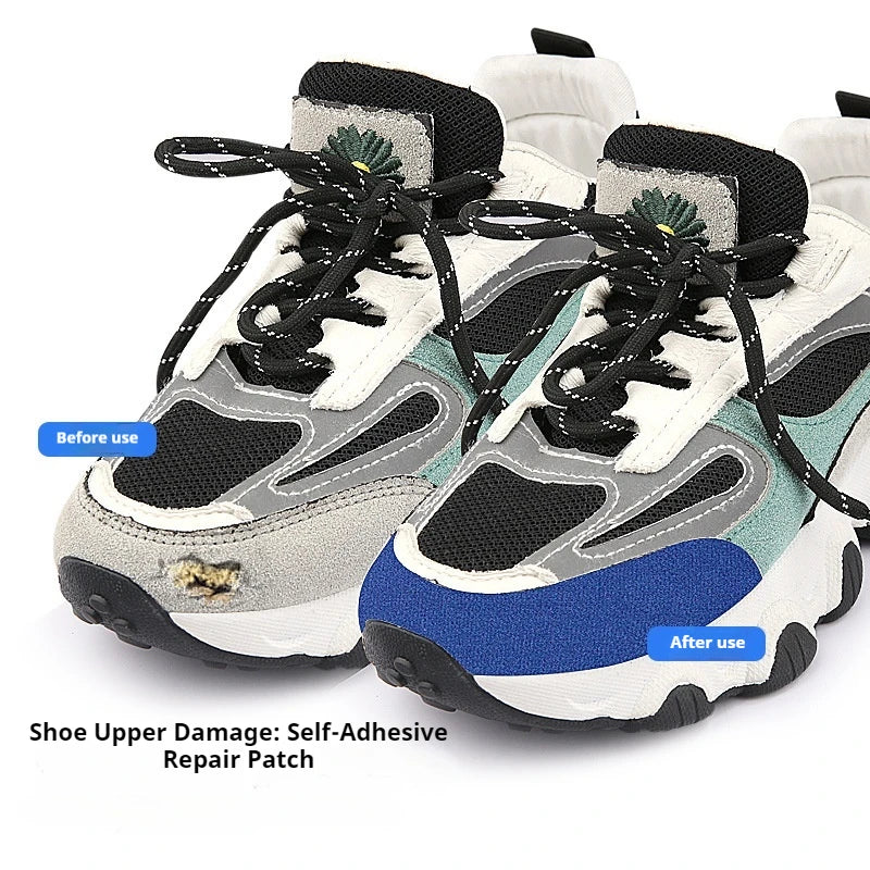 Mesh Sneaker Repair Allowance Firm Self-Adhesive Heel Anti Abrasion Sticker Upper Torn Lining Repair Sticker 1Pcs/3Pcs