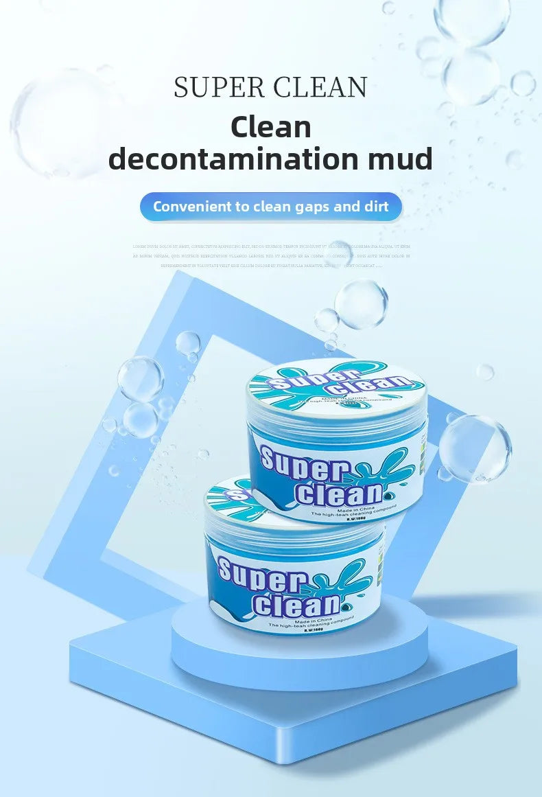 Crystal Cleaning Putty Car Interior Cleaning Slime Gel for Dust and Crevices Multifunctional Cleaner