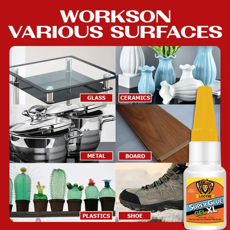 5pcs Transparent Repair Glue - Instant Bond for Household Items, Universal DIY Adhesive for Broken Metal/Wood/Glass